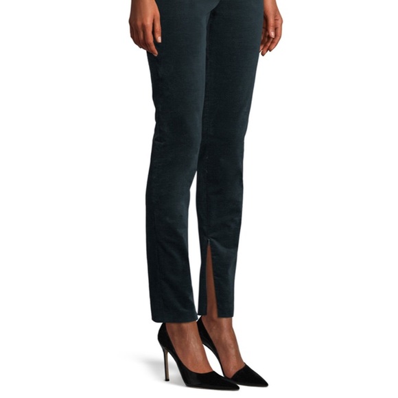 Theory High Waist Leggings Corduroy - Green Poplar - Picture 1 of 8